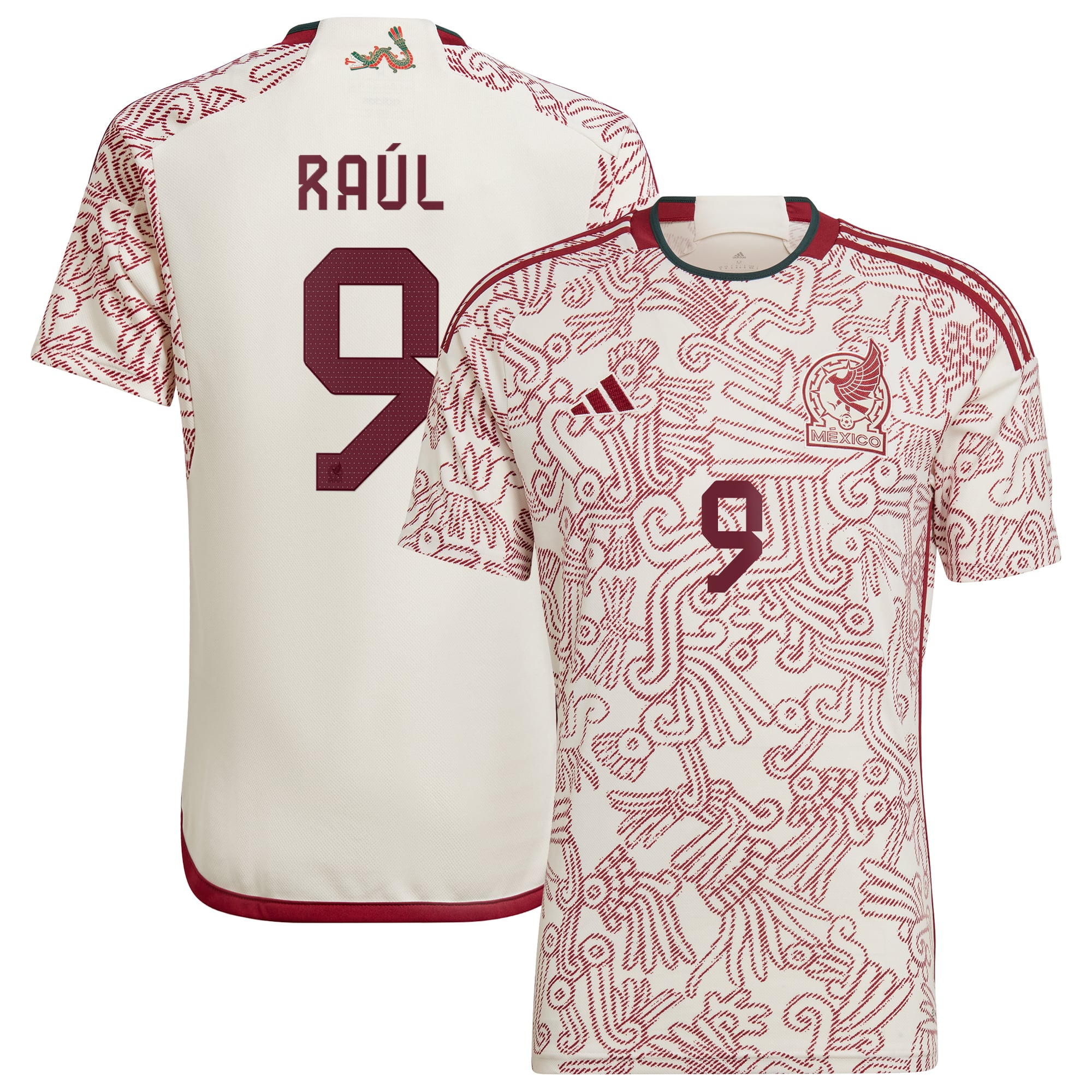 Raul Jimenez Mexico National Team adidas 2022/23 Away Replica