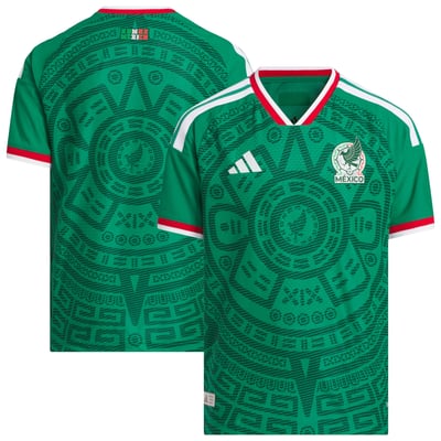 Mexico National Team adidas Youth 2026 Home On-Field Authentic Jersey - Green