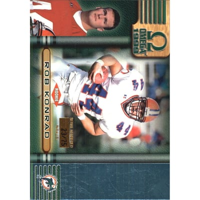 1999 Pacific Omega Platinum Blue #124 Rob Konrad
