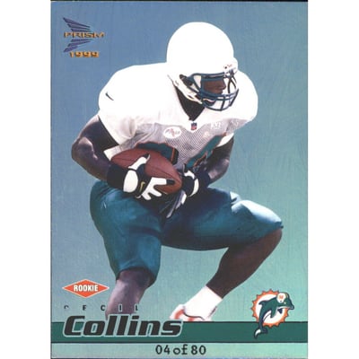 1999 Pacific Prisms Holographic Blue #73 Cecil Collins