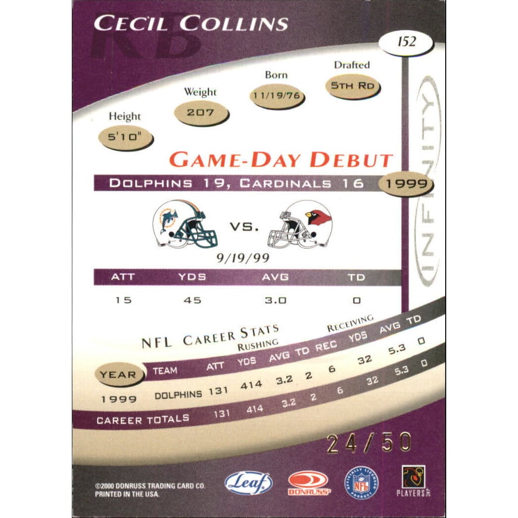 2000 Quantum Leaf Infinity Purple #152 Cecil Collins