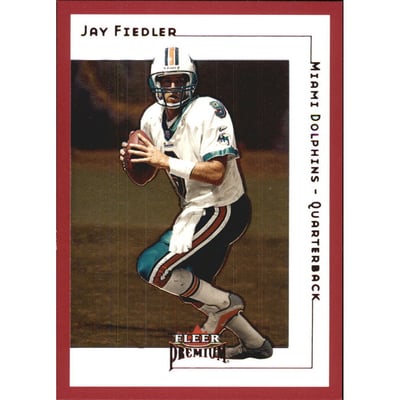 2001 Fleer Premium Star Ruby #76 Jay Fiedler