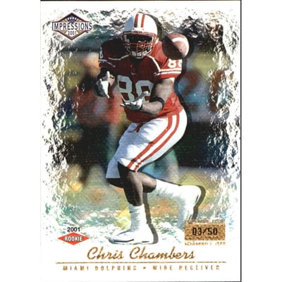 2001 Pacific Impressions Premiere Date #179 Chris Chambers