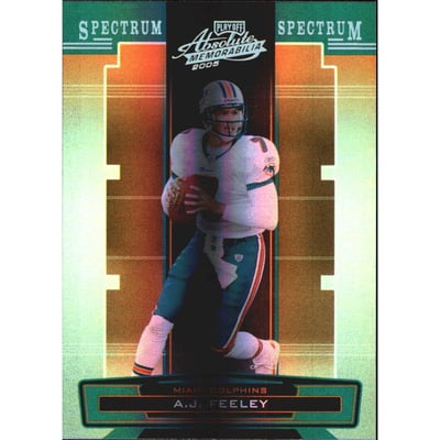 2005 Absolute Memorabilia Spectrum Silver #79 A.J. Feeley
