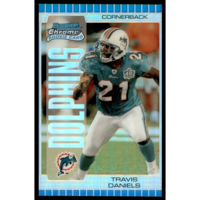 2005 Bowman Chrome Silver Refractors #165 Travis Daniels