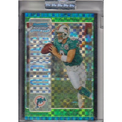 2005 Bowman Chrome Uncirculated Green Xfractors #142 Brock Berlin