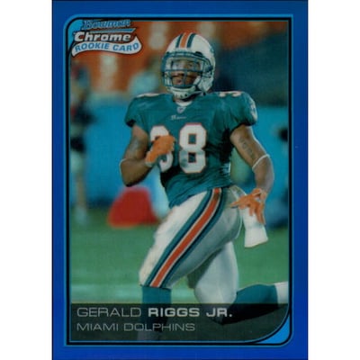 2006 Bowman Chrome Blue Refractors #10 Gerald Riggs