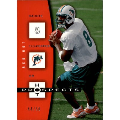 2006 Hot Prospects Red Hot #51 Daunte Culpepper
