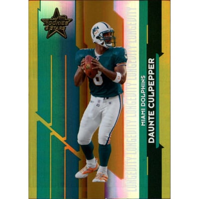 2006 Leaf Rookies and Stars Longevity Gold Parallel #59 Daunte Culpepper