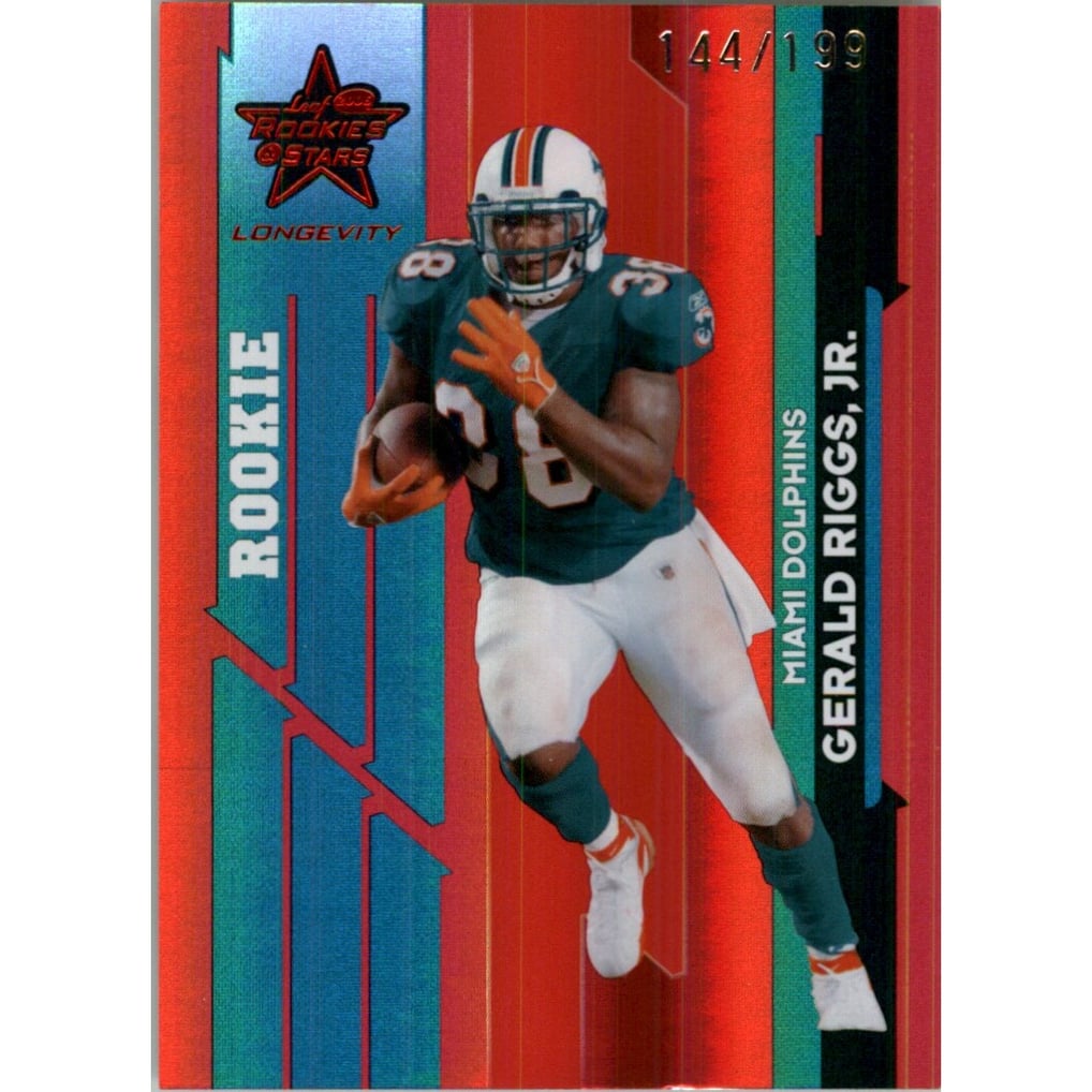 2006 Leaf Rookies and Stars Longevity Target Ruby Parallel #153 Gerald Riggs