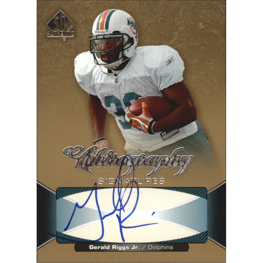 2006 SP Authentic Chirography #CHGR Gerald Riggs