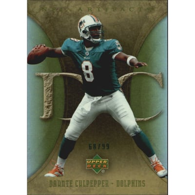 2007 Artifacts Green #54 Daunte Culpepper