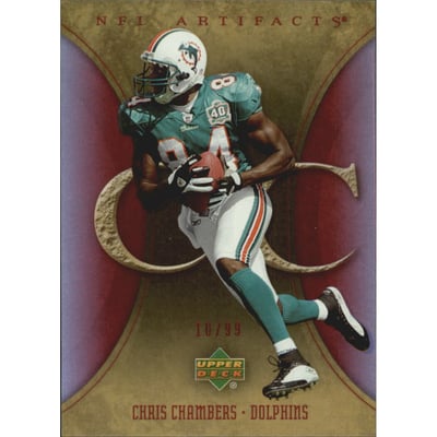2007 Artifacts Red #56 Chris Chambers