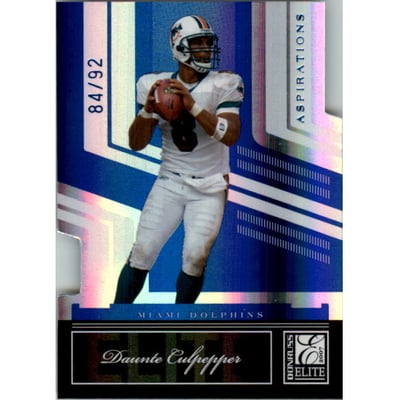 2007 Donruss Elite Aspirations #53 Daunte Culpepper/92