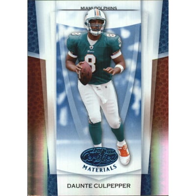 2007 Leaf Certified Materials Mirror Blue #78 Daunte Culpepper