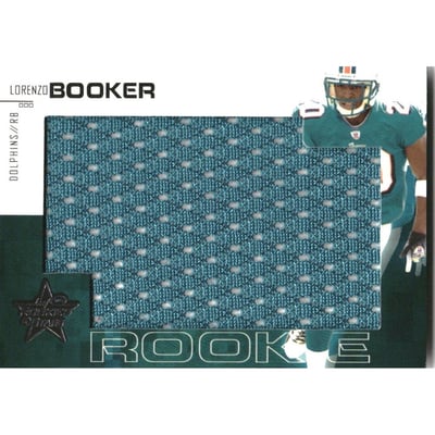 2007 Leaf Rookies and Stars Rookie Jerseys Jumbo Swatch Gold #233 Lorenzo Booker