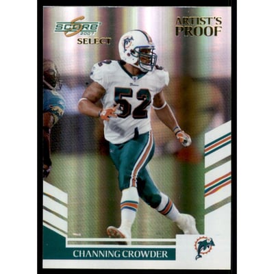 2007 Select Artist's Proof #153 Channing Crowder