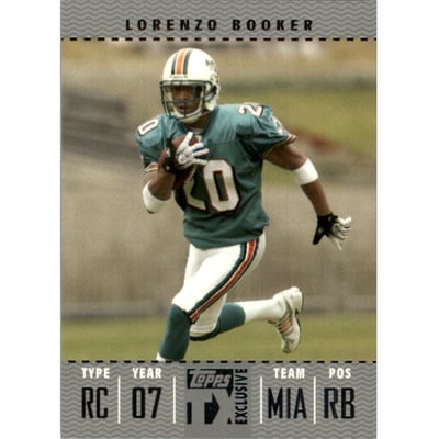 2007 Topps TX Exclusive Silver #166 Lorenzo Booker