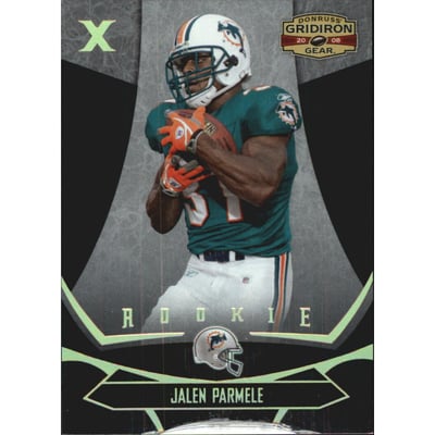 2008 Donruss Gridiron Gear Gold Holofoil X's #137 Jalen Parmele