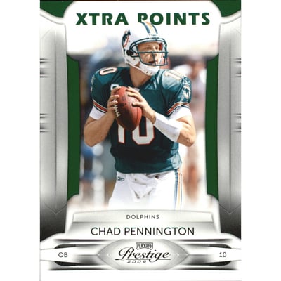 2009 Playoff Prestige Xtra Points Green #51 Chad Pennington