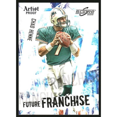 2009 Score Future Franchise Artist's Proof #2 Chad Henne