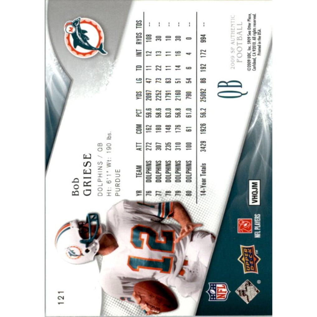 2009 SP Authentic #121 Bob Griese