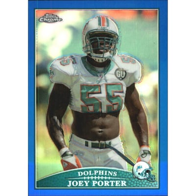 2009 Topps Chrome Blue Refractors #TC94 Joey Porter