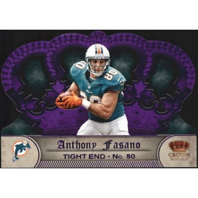 2012 Crown Royale Purple #51 Anthony Fasano