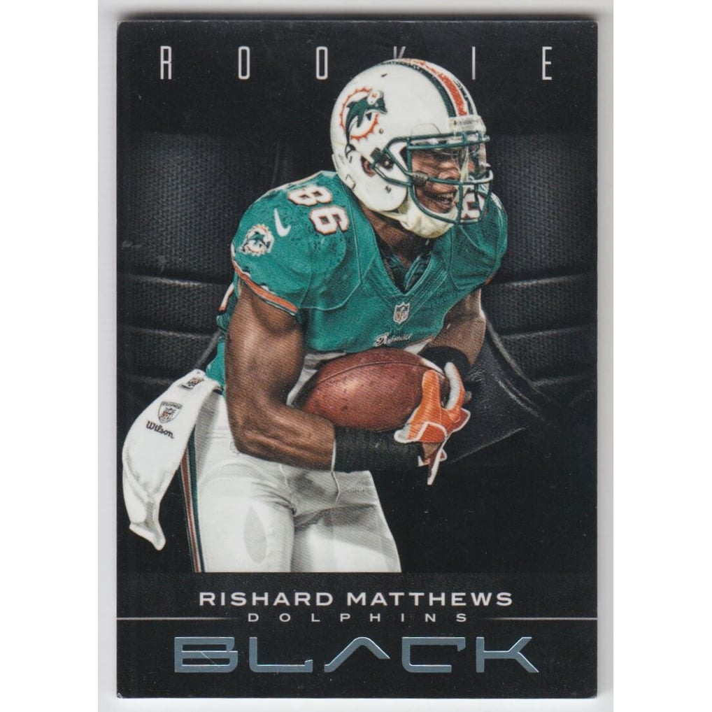 2012 Panini Black Platinum #181 Rishard Matthews