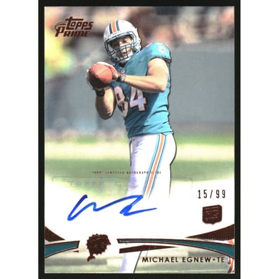 2012 Topps Prime Rookie Autographs Copper #74 Michael Egnew