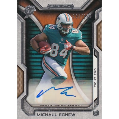 2012 Topps Strata Rookie Autographs Bronze #RAME Michael Egnew