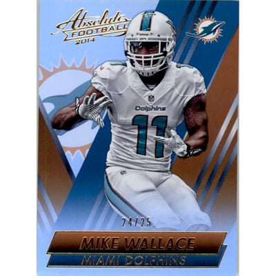 2014 Absolute Spectrum Gold #30 Mike Wallace