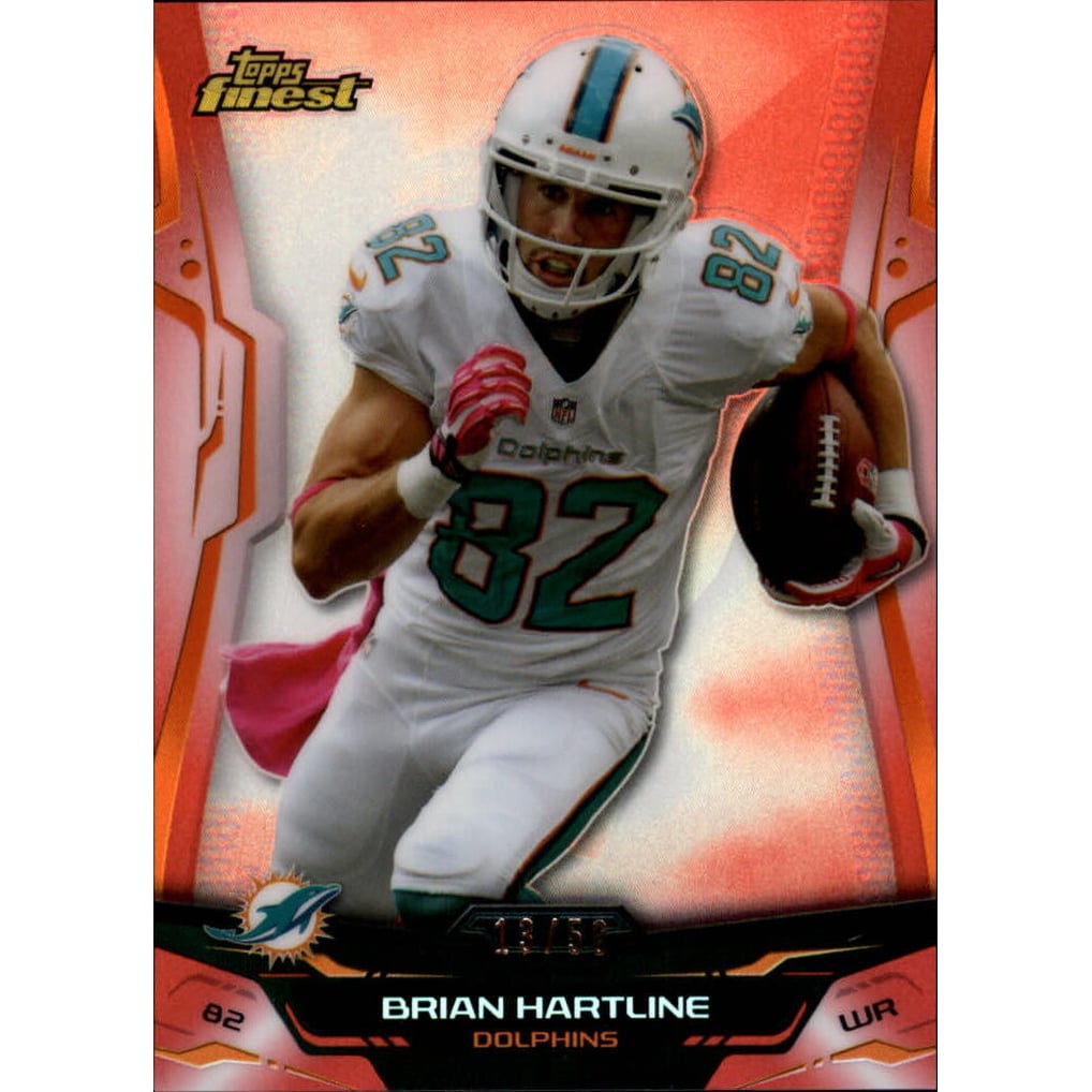 2014 Finest Red Refractors #86 Brian Hartline