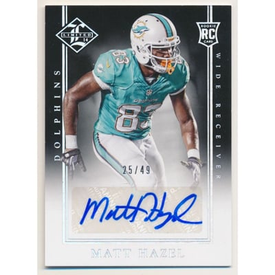 2014 Limited Silver Spotlight #171A Matt Hazel AU