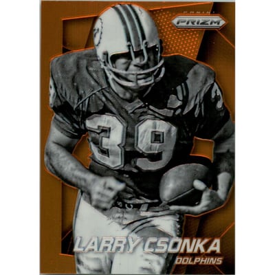 2014 Panini Prizm Prizms Orange #15 Larry Csonka