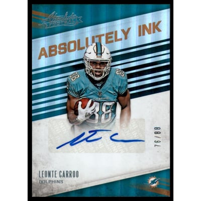 2016 Absolute Absolutely Ink Numbers #10 Leonte Carroo/88