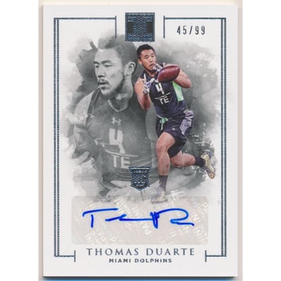 2016 Panini Impeccable #126 Thomas Duarte AU RC