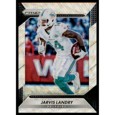 2016 Panini Prizm Prizms Blue Wave #190 Jarvis Landry