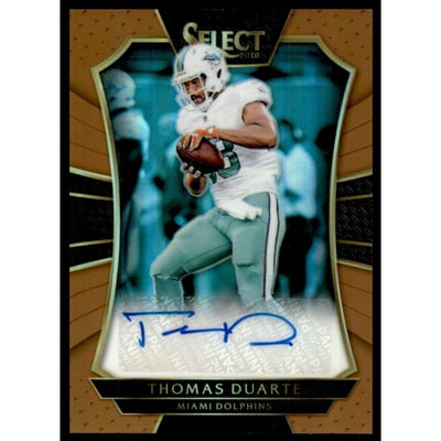 2016 Select Rookie Signatures Prizm Copper #RSTD Thomas Duarte