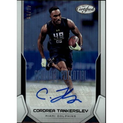 2017 Certified Potential Signatures #23 Cordrea Tankersley