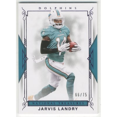 2017 Panini National Treasures Purple #48 Jarvis Landry
