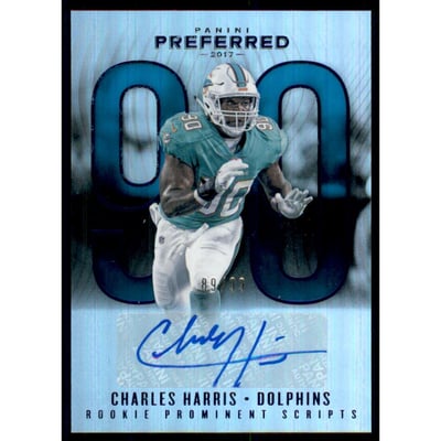 2017 Panini Preferred Blue #271 Charles Harris PROM AU/99