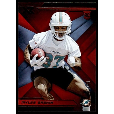 2019 Panini XR Orange #170 Myles Gaskin