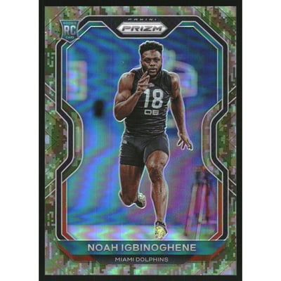 2020 Panini Prizm Prizms Camo #340 Noah Igbinoghene
