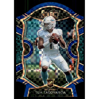 2020 Select Prizm Blue Die Cut #45 Tua Tagovailoa