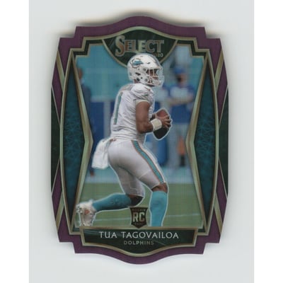 2020 Select Prizm Purple Die Cut #145 Tua Tagovailoa