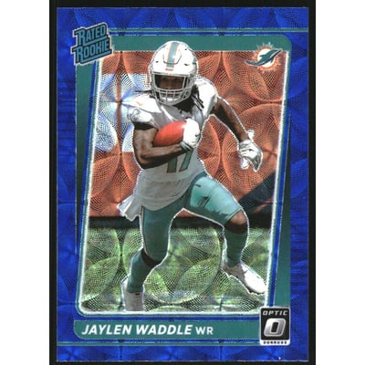 2021 Donruss Optic Blue Scope #208 Jaylen Waddle RR