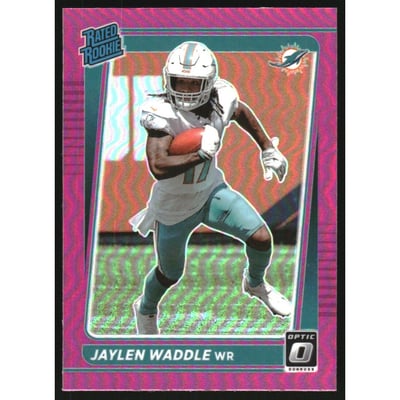 2021 Donruss Optic Pink #208 Jaylen Waddle RR