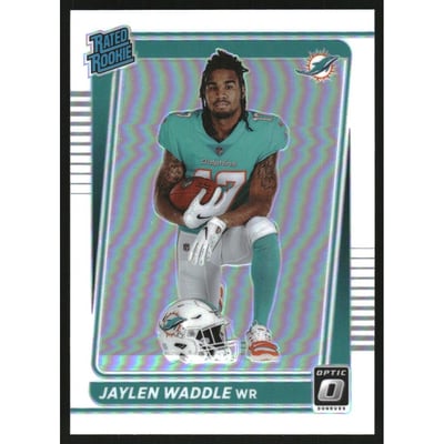 2021 Donruss Optic Rated Rookies Holo Variation #208 Jaylen Waddle