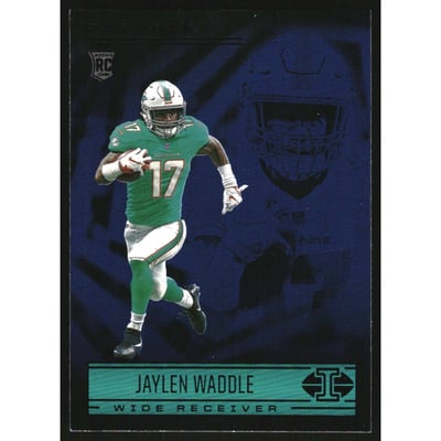 2021 Panini Illusions Sapphire #66 Jaylen Waddle